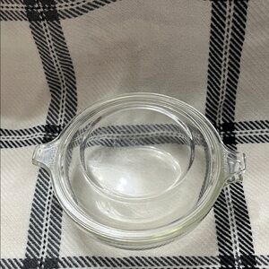 Clear Glass Small Pyrex Baking Dish Vintage